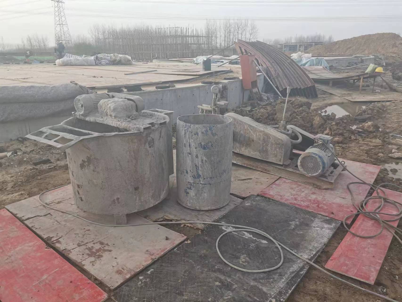 南吕镇回填土注浆